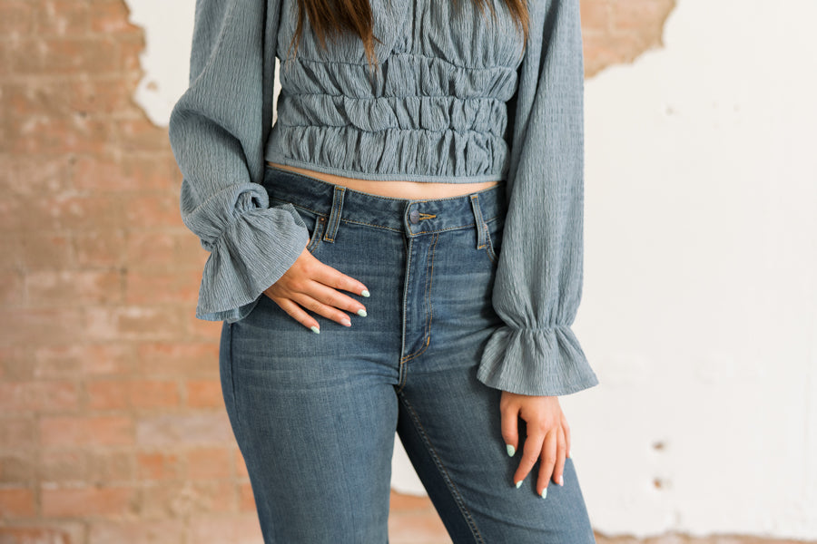 Take Me Dancing Smocked Top