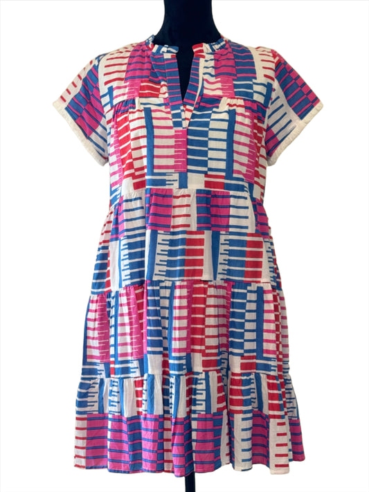 The Macy Pattern Print Dress