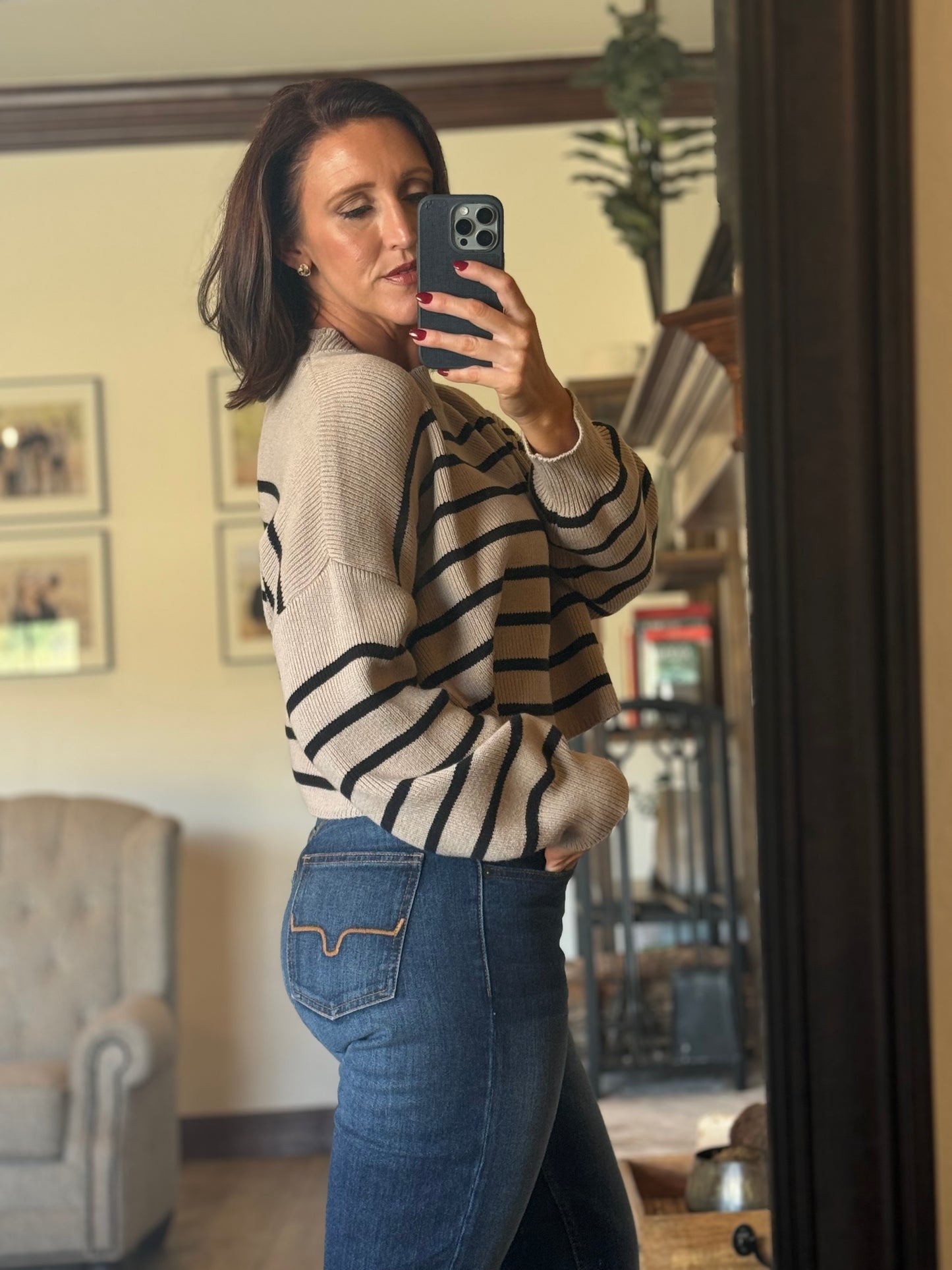 The Brogan Striped Sweater