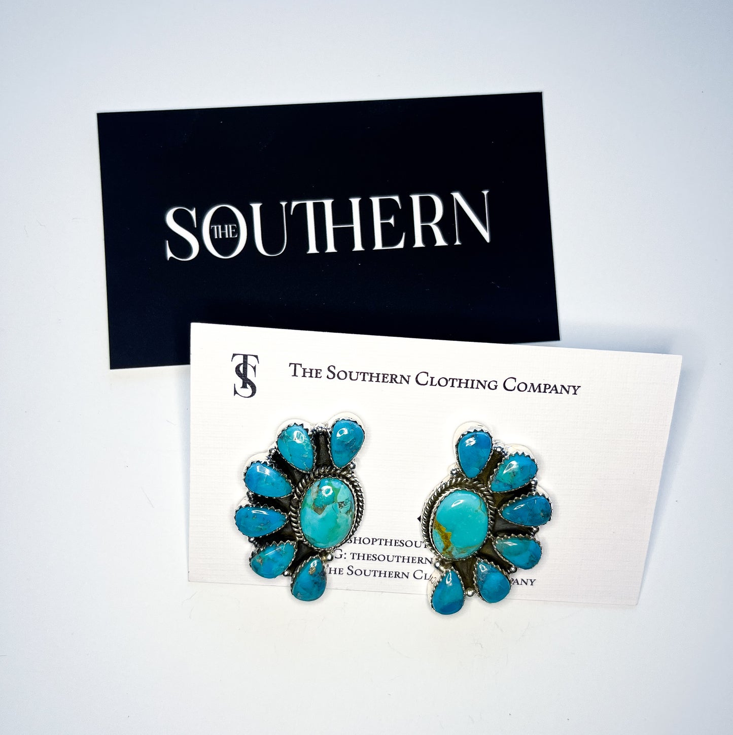 Hada Kingman Turquoise Earrings