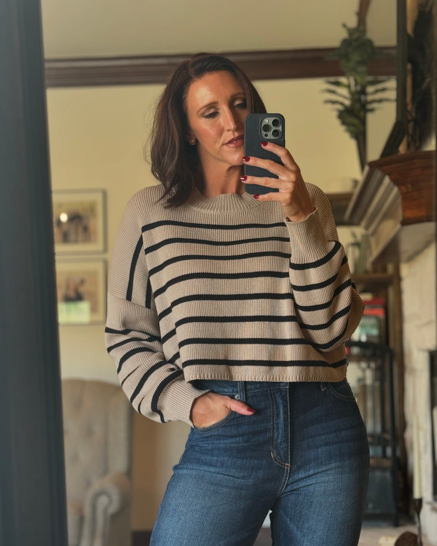 The Brogan Striped Sweater