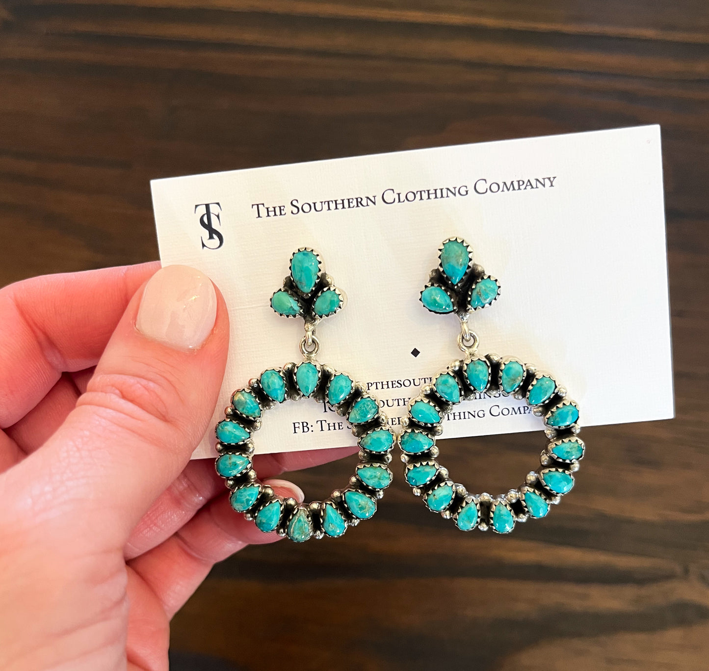 Eternity Turquoise Earrings