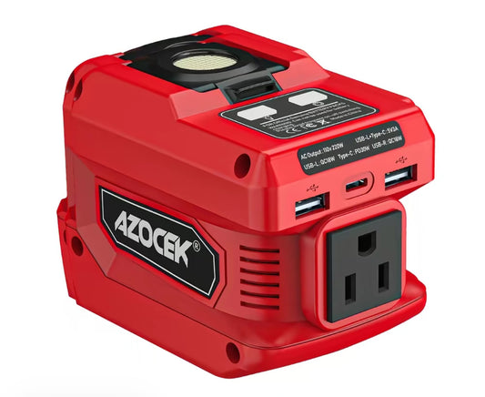 220W POWER INVERTER "DC to AC" - FOR MILWAUKEE BATTERY